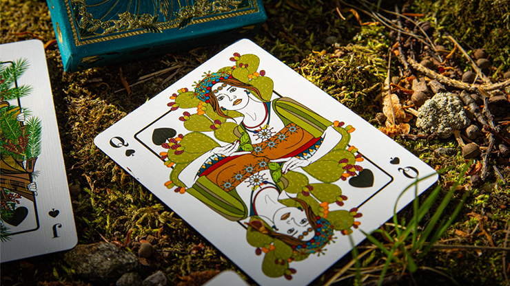 The Green Man Playing Cards (Summer) by Jocu Deinparadies.ch bei Deinparadies.ch