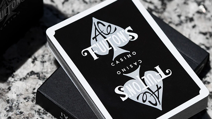 Ace Fulton's Casino (Black) Playing Cards by Dan & Dave FULTONS Playing Cards bei Deinparadies.ch