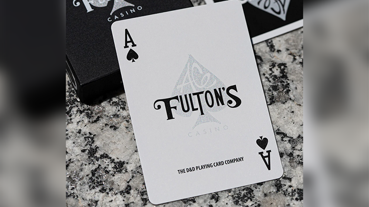 Ace Fulton's Casino (Black) Playing Cards by Dan & Dave FULTONS Playing Cards bei Deinparadies.ch