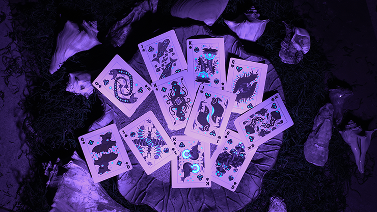 Carte da gioco bioluminescenti Penguin Magic at Deinparadies.ch