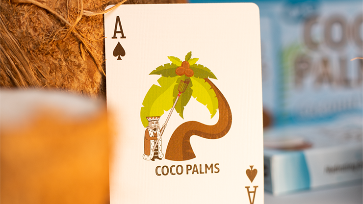 Coco Palms Playing Cards by OPC Riffle Shuffle Deinparadies.ch