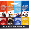 Bicycle 4 Game Pack (Euchre, Spades, Hearts and Solitaire) by US Playing Card Bicycle consider Deinparadies.ch