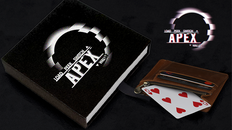 Apex Wallet Brown (Gimmick and Online instructions) by Thomas Sealey Saturn Magic bei Deinparadies.ch