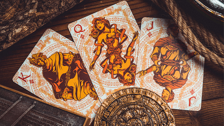 Gilded Maya Sun Playing Cards Bacon Magic bei Deinparadies.ch