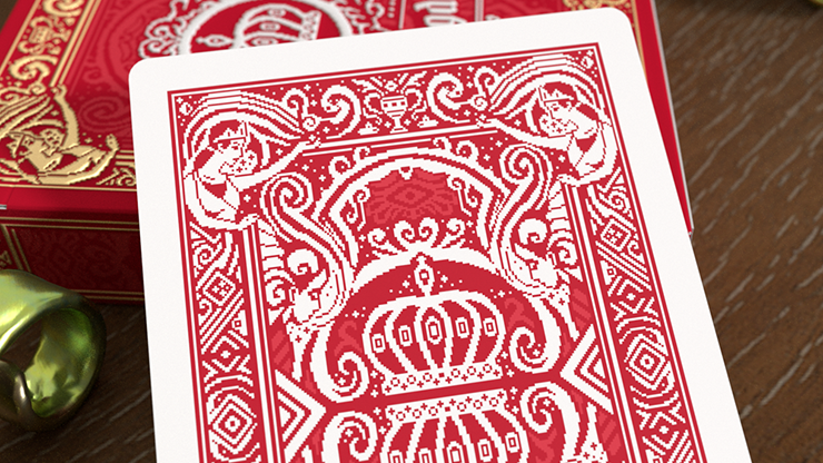 Pixel Kingdom Playing Cards Red PLAN52 bei Deinparadies.ch