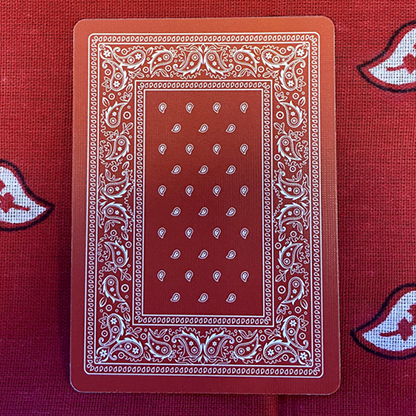 Bicycle Bandana (Red) Playing Cards Playing Card Decks bei Deinparadies.ch