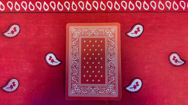 Gilded Bicycle Bandana (Red) Playing Cards Playing Card Decks bei Deinparadies.ch