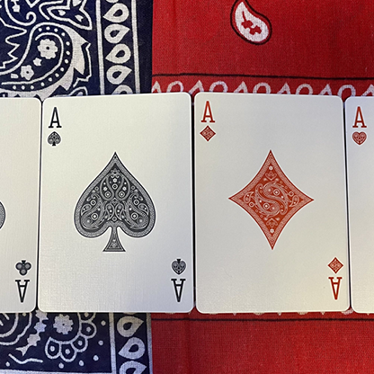 Bicycle Bandana Stripper (Blue) Playing Cards Playing Card Decks bei Deinparadies.ch