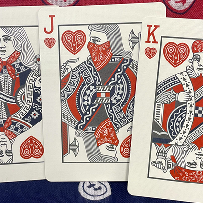 Bicycle Bandana Stripper (Blue) Playing Cards Playing Card Decks bei Deinparadies.ch