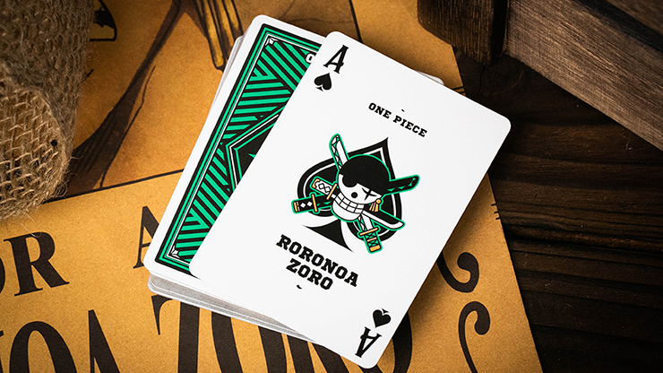 One Piece Playing Cards | Roronoa Zoro Riffle Shuffle bei Deinparadies.ch