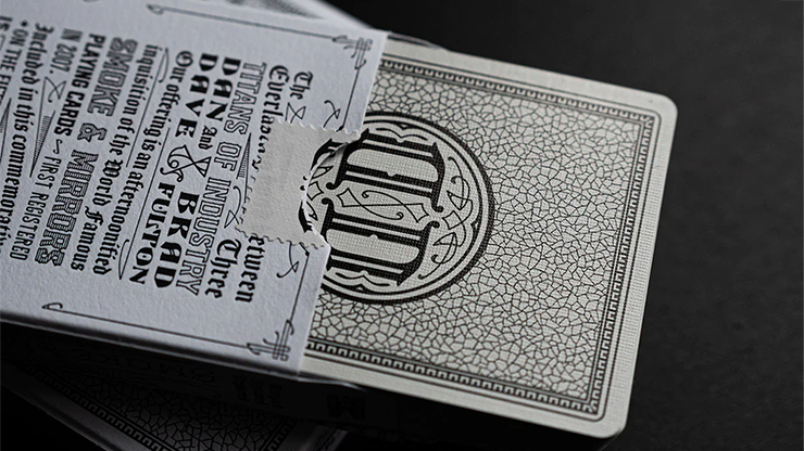 Smoke & Mirrors x Fulton (Smoke-White) Playing Cards | Dan & Dave Dan & Dave LLC bei Deinparadies.ch