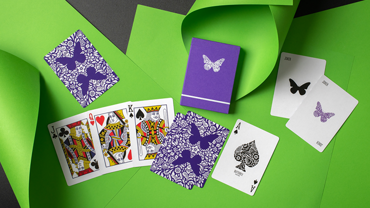 Butterfly Playing Cards Royal Purple Penguin Magic à Deinparadies.ch