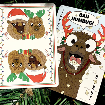 Alpaca Christmas Playing Cards Deinparadies.ch bei Deinparadies.ch