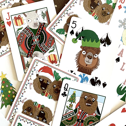 Alpaca Christmas Playing Cards Deinparadies.ch bei Deinparadies.ch