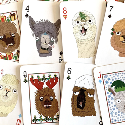 Alpaca Christmas Kids Playing Cards Deinparadies.ch bei Deinparadies.ch