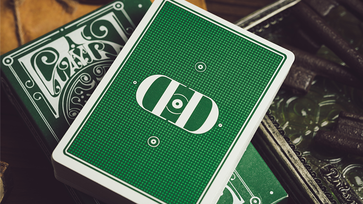 Smoke & Mirrors V9 (Green Edition) Playing Cards | Dan & Dave Xu Yu Juan Deinparadies.ch