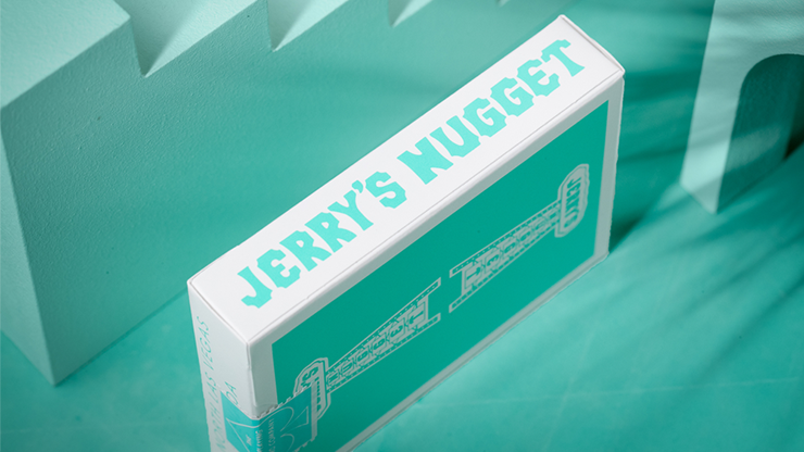 Jerry's Nugget Monotone (Tiffany Blue) Playing Cards Riffle Shuffle bei Deinparadies.ch