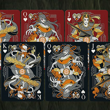 Bull Demon King Craft (Confusion Red) Playing Cards