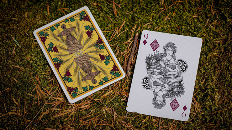 Wheel of the Year Lughnasadh Playing Cards Jocu bei Deinparadies.ch