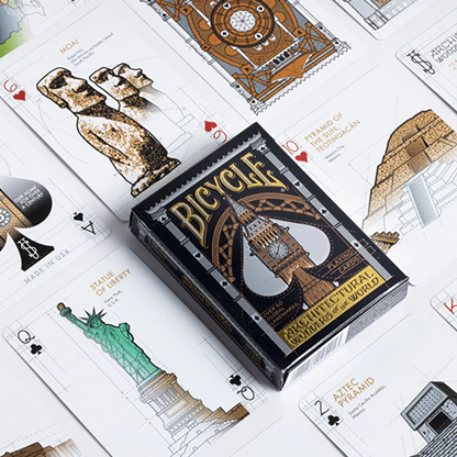 Bicycle Architectural Wonders Playing Cards | US Playing Card Co. Bicycle bei Deinparadies.ch