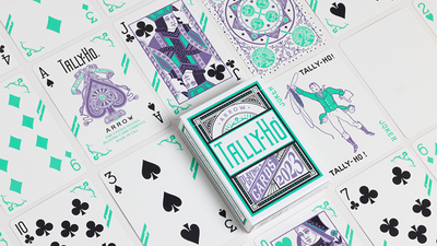 Tally Ho Fan Back Arrow Naipes | EE. UU. Playing Card Co. Bicycle en Deinparadies.ch