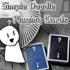 Simple Doodle (Mono) Playing Cards | Bacon Playing Card Bacon Magic bei Deinparadies.ch