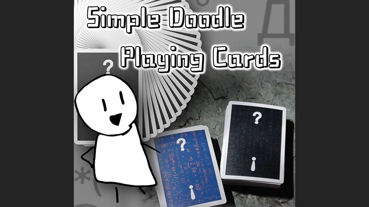 Simple Doodle (Mono) Playing Cards | Bacon Playing Card Bacon Magic Deinparadies.ch