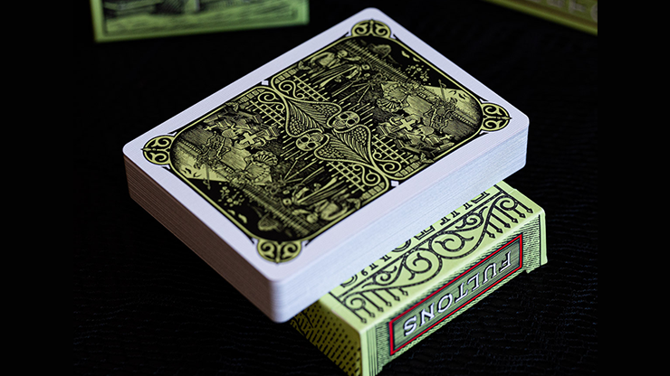FULTON'S Day Of The Dead Green Edition Playing Cards FULTONS Playing Cards bei Deinparadies.ch