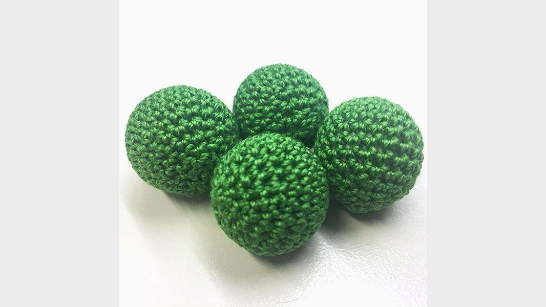 Palline per il gioco della coppa (palla rimbalzante) 2.5 cm - verde - Magic Owl Supplies