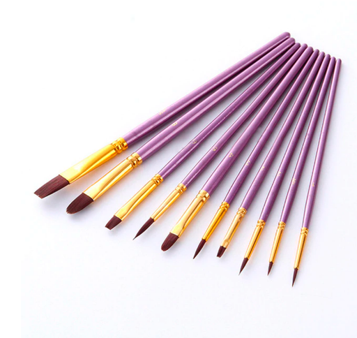 Assorted brush set of 10 Deinparadies.ch at Deinparadies.ch