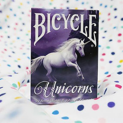 Anne Stokes Unicorns | Einhorn Pokerkarten Purple-Bicycle-Deinparadies.ch