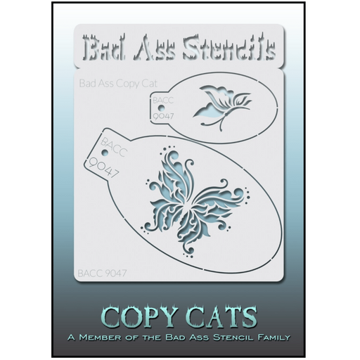 Bad Ass Copy Cat Schmetterling Bad Ass Stencils bei Deinparadies.ch
