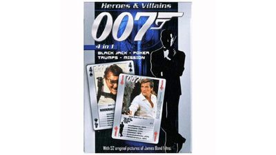 James Bond Poker Deck Heroes & Villains Cartamundi at Deinparadies.ch
