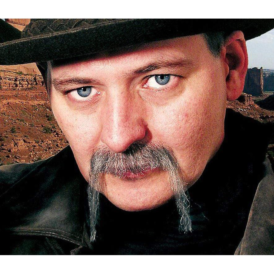 Cowboy Schnurrbart Echthaar schwarz-Metamorph-Deinparadies.ch