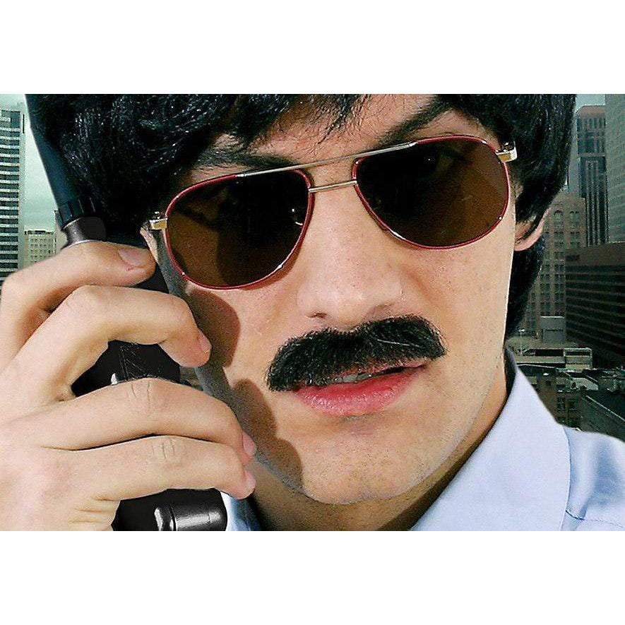 Detective Schnurrbart Echthaar braun-Metamorph-Deinparadies.ch