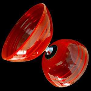 Diabolo Sundia Shining 3K Freilauf rot-Sundia-Deinparadies.ch