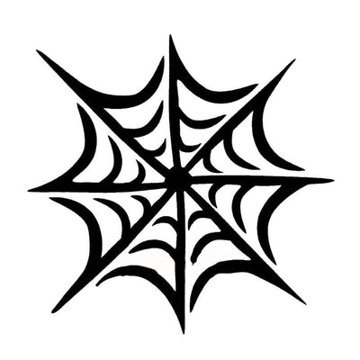 Stencil per tatuaggi glitterati | 5x Spider Web Ybody a Deinparadies.ch