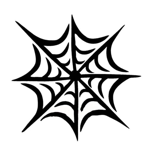 Glitter tattoo stencil | 5x Spider Web Ybody at Deinparadies.ch
