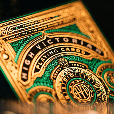 High Victorian Playing Cards Grün-theory11-Deinparadies.ch