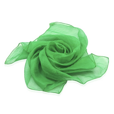 Jongliertuch Chiffontuch 60x60cm grün-Deinparadies.ch-Deinparadies.ch