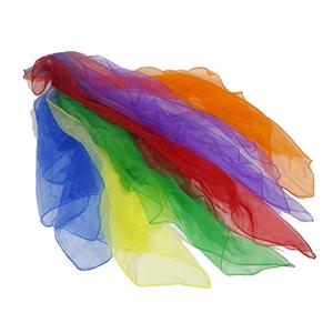 Jongliertuch Chiffontuch 70x70 flieder-Pappnase-Deinparadies.ch