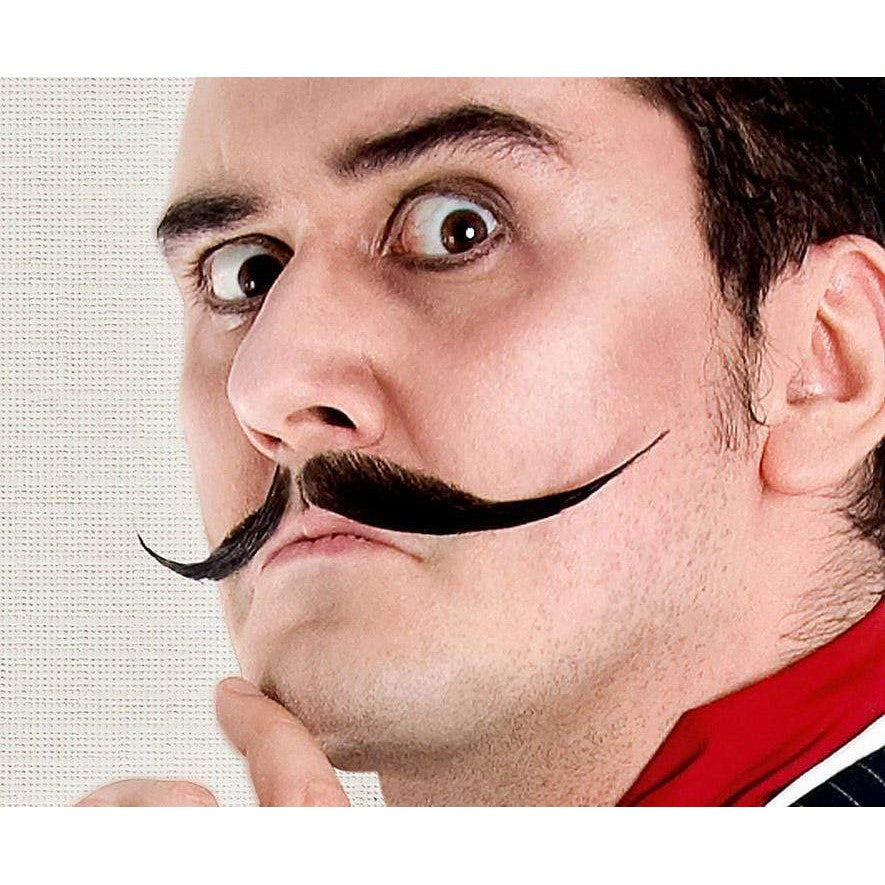 Künstler Schnauz Echthaar schwarz-Metamorph-Deinparadies.ch