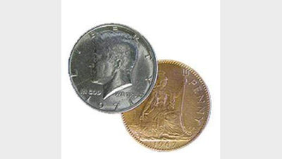 Moneda de cobre y plata Medio dólar estadounidense Tango Magic en Deinparadies.ch