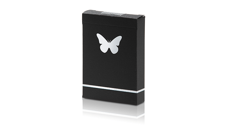 Butterfly Playing Cards Silver (Marked) Murphy's Magic bei Deinparadies.ch