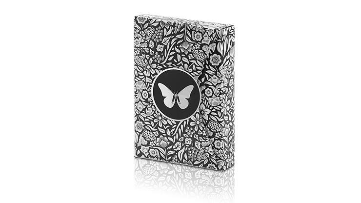Butterfly Playing Cards Silver (Marked) Murphy's Magic bei Deinparadies.ch