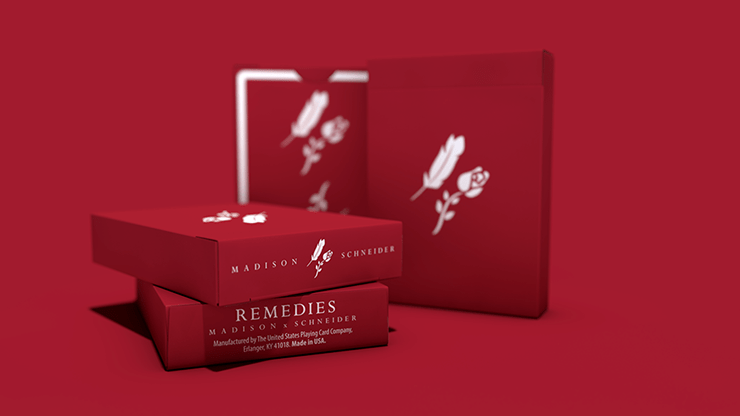 Remedies Playing Cards by Daniel Madison Black Roses Playing Cards bei Deinparadies.ch