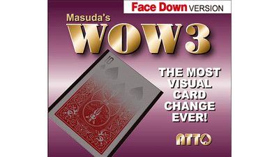 WOW 3 Face Down di Katsuya Masuda ATTO Co.,Ltd. A Deinparadies.ch