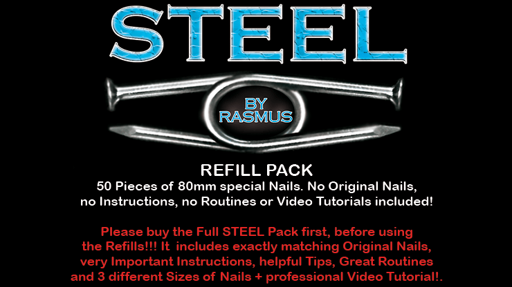 STEEL by Rasmus! 50x 80mm Ersatznägel-Rasmus-Deinparadies.ch