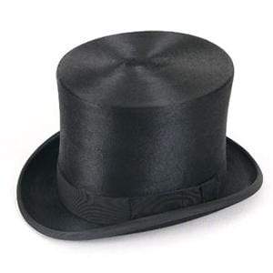 Sombrero de copa Christy's piel deluxe negro Christy's en Deinparadies.ch