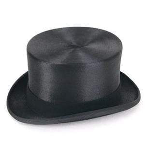 Christy's chapeau haut de forme fourrure noir Christy's chez Deinparadies.ch